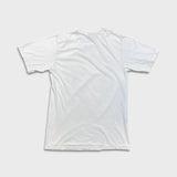 Stussy World Tour Floral T Shirt Mens Small White Distressed Faded Graphic Tee