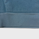 Vintage Y2K Gap Fleece Mens XS Blue Spell Out Outdoor Hooded Pullover Jacket