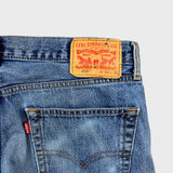 Levi's 505 Jeans Mens 34x30 Blue Regular Fit Straight Leg Medium Wash Denim Pants