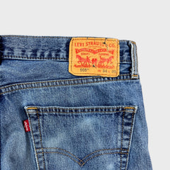 Levi's 505 Jeans Mens 34x30 Blue Regular Fit Straight Leg Medium Wash Denim Pants