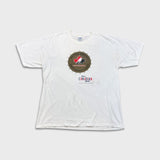 Vintage 2002 Canada Olympics T Shirt Mens XL White Gold Medalists Hockey Tee