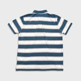 Vintage 90s Polo Ralph Lauren Company Shirt Mens Large White Flag Striped Short Sleeve