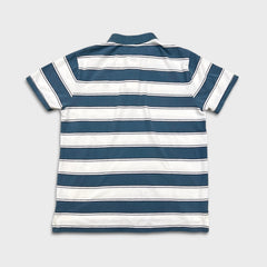 Vintage 90s Polo Ralph Lauren Company Shirt Mens Large White Flag Striped Short Sleeve