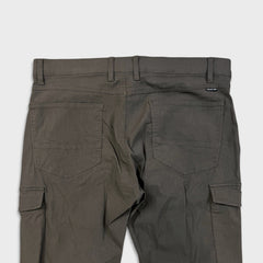 Projek Raw Pants Mens 38x29 Gray Classic Fit Straight Chino Casual Trousers