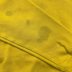 Adidas Sweatshirt Mens Small Yellow Sportswear Spell Out Pullover Crewneck