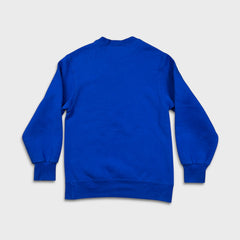Vintage Fruit of The Loom Blank Sweatshirt Mens Small Blue Crewneck Y2K Pullover