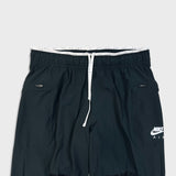 Nike Air 3M Track Pants Mens Medium Black Sportswear Taper Leg Athletic Swoosh