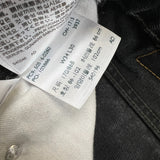 Levi's 516 Jeans Mens 32x30 Black Slim Straight Leg Dark Wash Faded Denim Pants