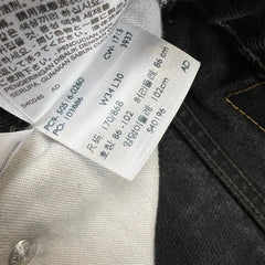 Levi's 516 Jeans Mens 32x30 Black Slim Straight Leg Dark Wash Faded Denim Pants