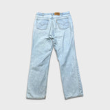 Vintage 90s Levi's 619 Jeans Mens 36x30 Orange Tab Straight Leg Light Wash Denim Pants