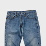 Levi's 505 Jeans Mens 34x30 Blue Regular Fit Straight Leg Medium Wash Denim Pants