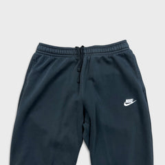 Nike Sportswear Sweatpants Mens Large Black Swoosh Taper Leg Jogger