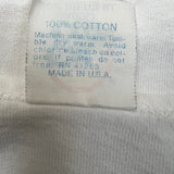 Vintage 80s NASA Kennedy Space Center T Shirt Womens Medium White Boxy Crop Pocket USA Tee