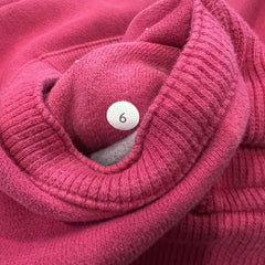 Lululemon Scuba Hoodie Womens Size 6 Pink Full Zip Sports Hooded Sweater