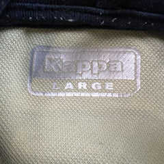 Kappa Hoodie Mens Large White Center Logo Athleticwear Pullover Hooded Sweater