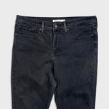 Levi's 312 Jeans Womens 32x29 Black Shaping Slim Dark Wash Stretch Denim Pants