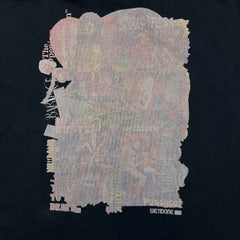 SS20 WE11DONE Long Sleeve Shirt Mens Small Black Oversized Graphic Tee