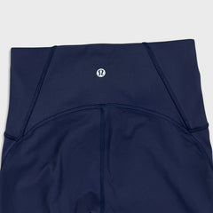 Lululemon Train Times 7/8 Pant 25" Womens Size 4 Blue High Rise Yoga Leggings