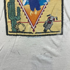 Vintage 1989 The Doobie Brothers Cycles Tour T Shirt Mens Small White Rock Band Tee