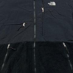 Vintage 90s The North Face Denali Fleece Jacket Mens 2XL Black Polartec Full Zip