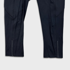 Lululemon Fast & Free Crop II *Nulux 19" Womens Size 6 Black Yoga Run Leggings