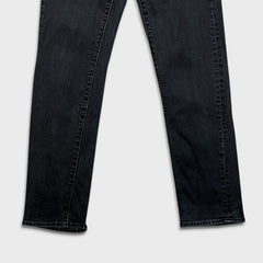 Levi's 511 Jeans Mens 28x30 Black Slim Fit Mid Rise Dark Wash Stretch Denim Pants