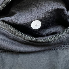Lululemon Speed Up Low Rise Lined Running Shorts Womens Size 4 Black Athletic