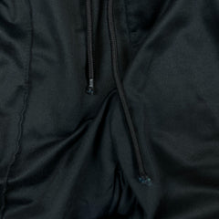 Kappa Track Pants Mens Medium Black Side Tape Athletic Taper Leg Gym Jogger