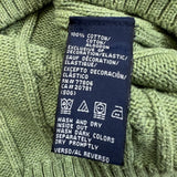 Vintage 90s Tommy Hilfiger Sweatshirt Mens Medium Green Lion Crest Knit Crewneck
