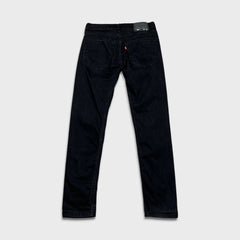 Levi's 512 Jeans Men 30x30 Black Slim Taper Leg Dark Wash Mid Rise Stretch Denim Pants