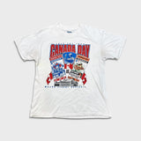 Vintage 1999 Toronto Blue Jays T Shirt Mens Large White Canada Day Classic MLB Tee