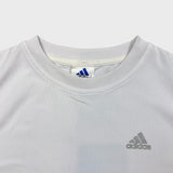 Vintage 90s Adidas T Shirt Mens XL White 3 Stripes Athletic Short Sleeve Tee