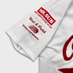 Vintage 90s Rawlings Cito Gaston Baseball Ontario Academy Jersey Mens Large White USA MLB