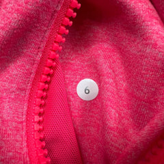 Lululemon Define Jacket Womens Size 6 Pink Full Zip Sports Track Suit Top