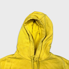 Nike Sportswear Hoodie Mens Medium Yellow Swoosh Pullover Hooded Sweater