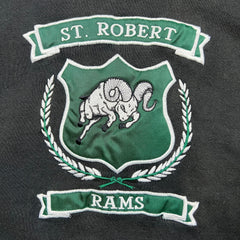 Vintage 90s Russell Athletic St Robert Rams Sweatshirt Men XL Black USA Pullover