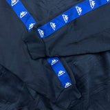 Vintage Y2K Kappa Sweatshirt Mens Medium Blue Japan University 1/4 Zip Tracksuit Top