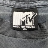 Vintage 1991 MTV Headbangers Ball T Shirt Mens XL Black Single Stitched USA Distressed Tee