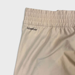 Adidas 4CMTE Pants Mens Medium Beige Sportswear Lightweight Athletic Jogger