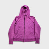 Lululemon Scuba Hoodie Womens Size 12 Purple Light Cotton Full Zip Sports Hooded Sweater