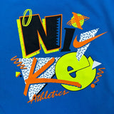 Nike Sportswear T Shirt Mens XL Blue Athletic Dri Fit Graphic Short Sleeve Tee