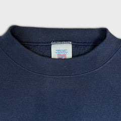 Vintage Logo 7 New York Yankees Sweatshirt Mens 2XL Blue MLB Baseball 90s Crewneck