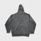 Vintage 90s Windriver Blank Hoodie Mens XL Gray Faded Stone Washed Oversized Sweater