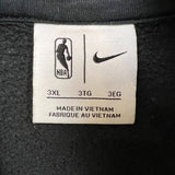 Nike Toronto Raptors Hoodie Mens 3XL Black City Edition Courtside NBA Basketball Hooded Sweater