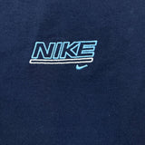 Vintage 90s Nike T Shirt Mens Large Blue Sportswear Swoosh Short Sleeve Tee
