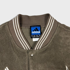 Vintage 90s Adidas Fleece Mens Large Brown Tampa Bay Buccaneers NFL Football Jacket