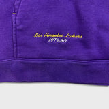 Vintage Y2K Reebok Los Angeles Lakers Hoodie Mens Large Purple NBA Hardwood Classics