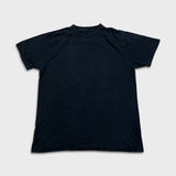 Vintage Y2K Faded Blank T Shirt Mens Large Black Distressed Basic Short Sleeve Tee