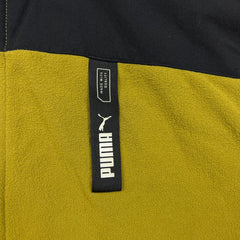 PUMA Fleece Mens Large Green Logo Full Zip Outdoor Jacket