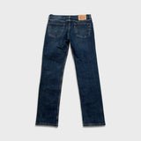 Levi's 511 Jean Mens 32x32 Blue Slim Fit Mid Rise Dark Wash Stretch Denim Pants